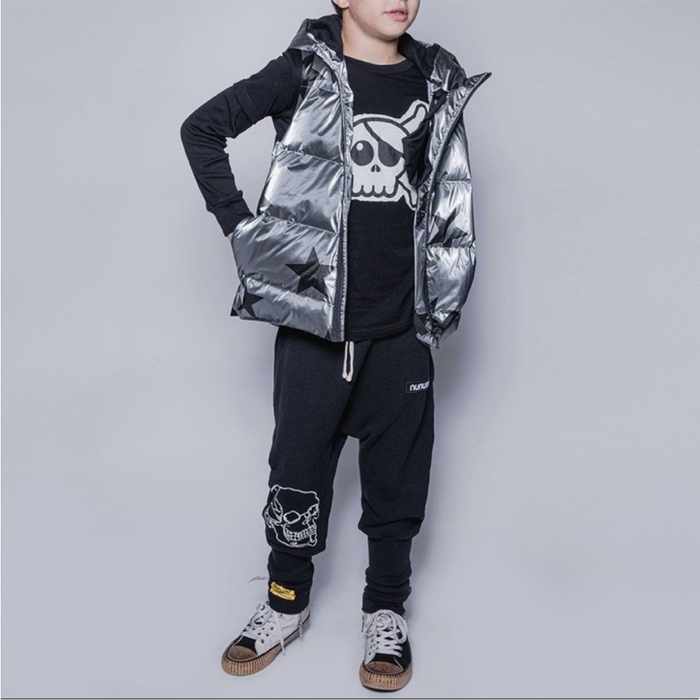 Nununu Star Down Vest Silver Kids Boys/Girls 12-14 Y Preteen